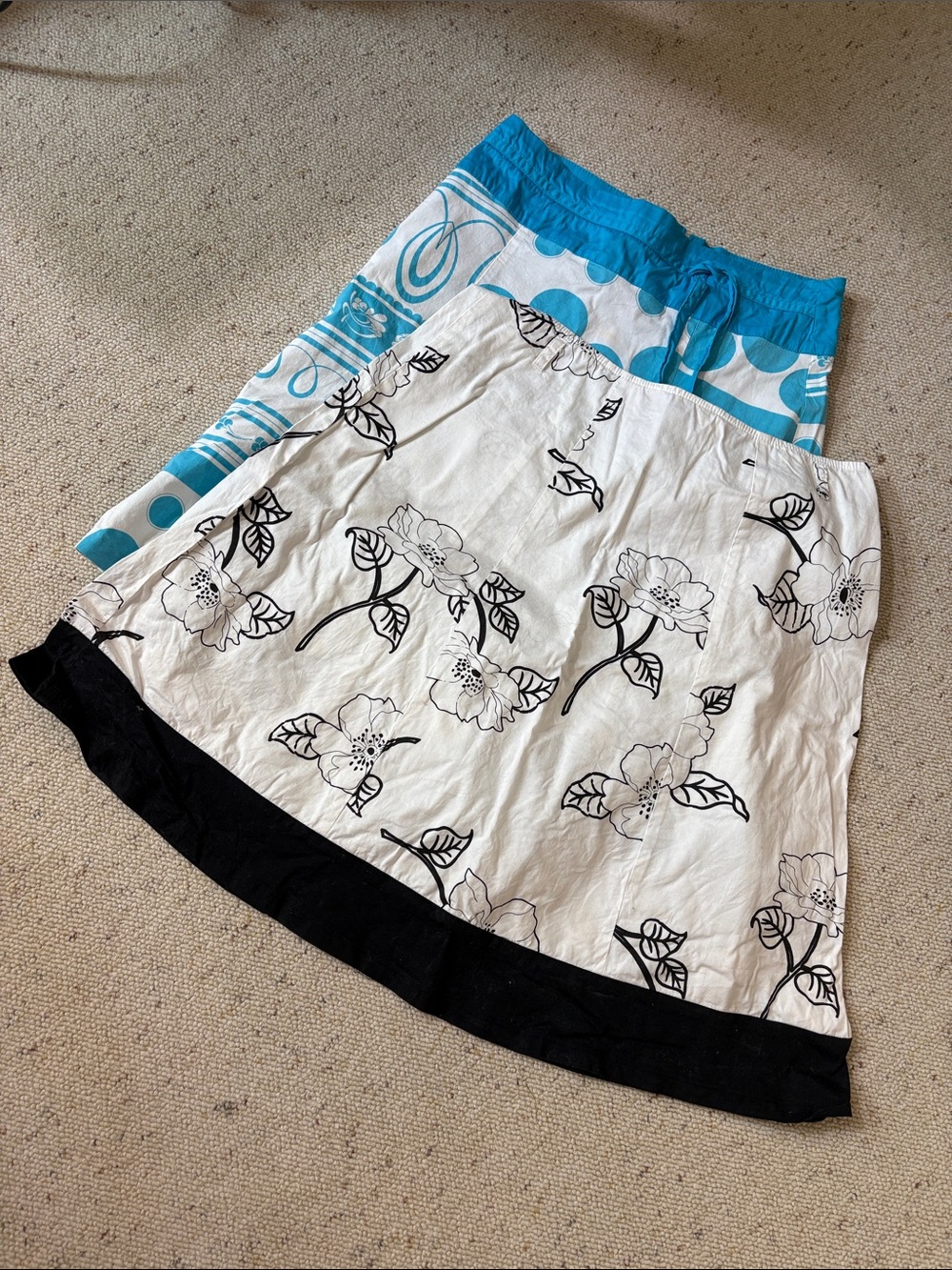 2 Summer Poly Span skirts